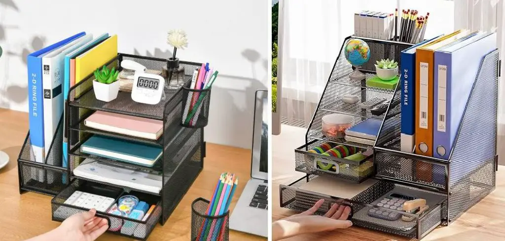 How to Organize Marbrasse Mesh Pen Holder for Desk