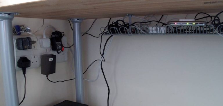 How to Set Cord Organizer on Desk