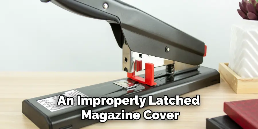 An Improperly Latched 
Magazine Cover