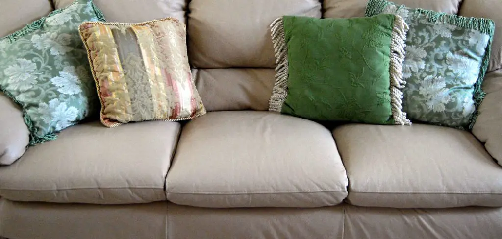 How to Add Cushions to Armless Sofa
