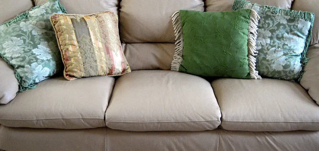 How to Add Cushions to Armless Sofa