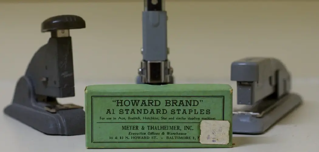 How to Load Staples Into Bostitch Stapler