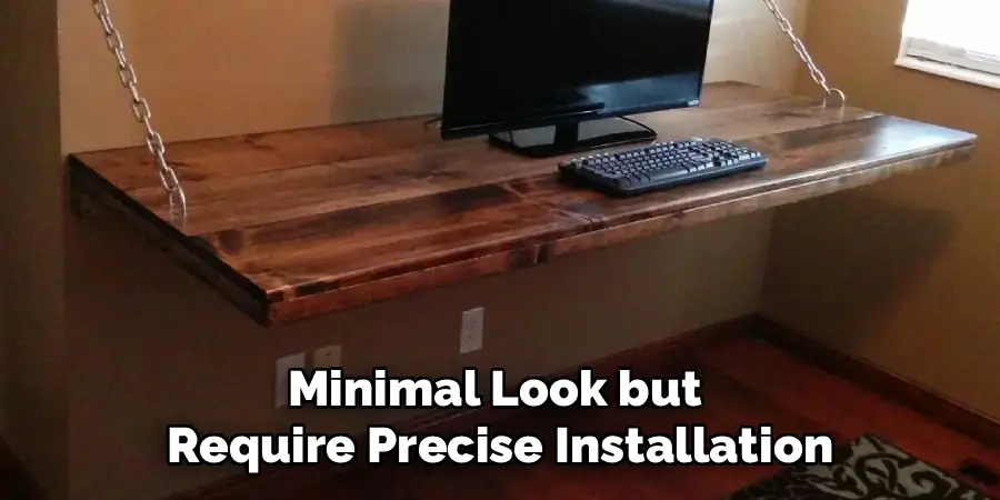 Minimal Look but
Require Precise Installation