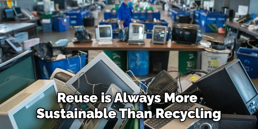 Reuse is Always More 
Sustainable Than Recycling