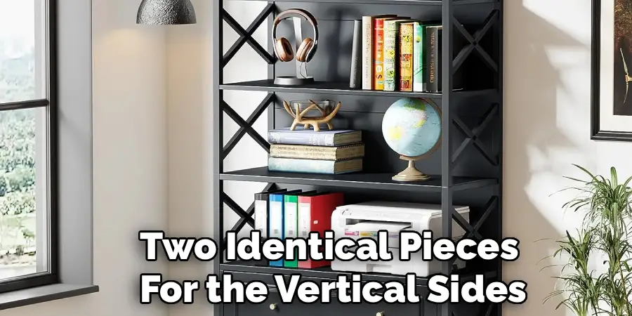Two Identical Pieces 
For the Vertical Sides