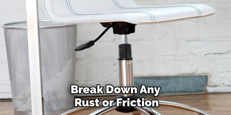 Break Down Any 
Rust or Friction