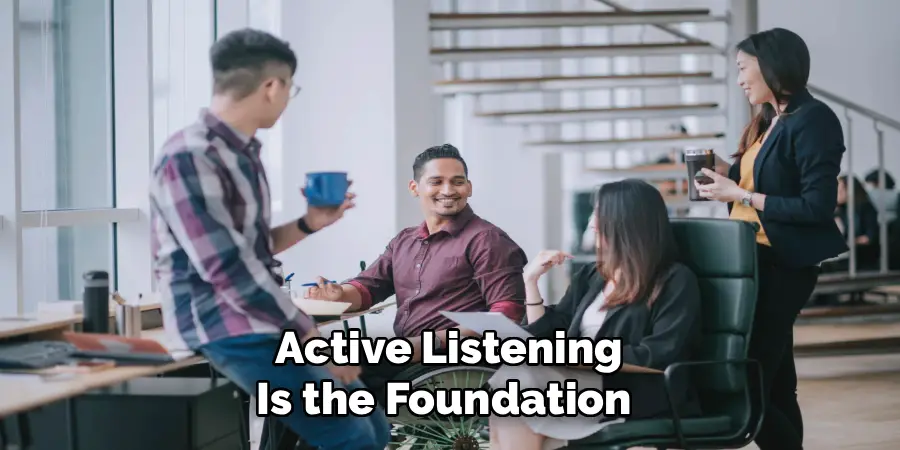 Active Listening
Is the Foundation