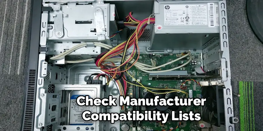 Check Manufacturer
Compatibility Lists