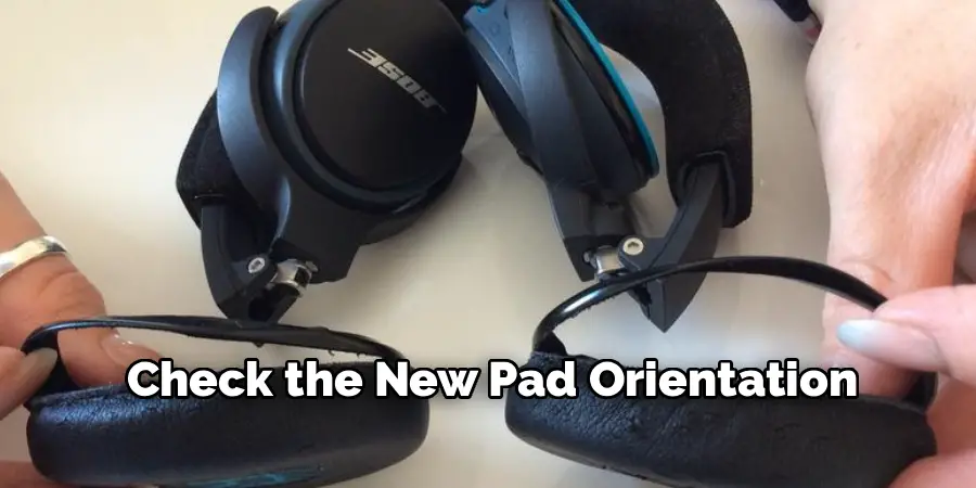 Check the New Pad Orientation