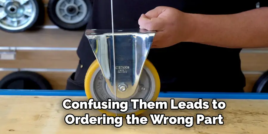 Confusing Them Leads to
Ordering the Wrong Part