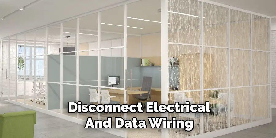 Disconnect Electrical And Data Wiring