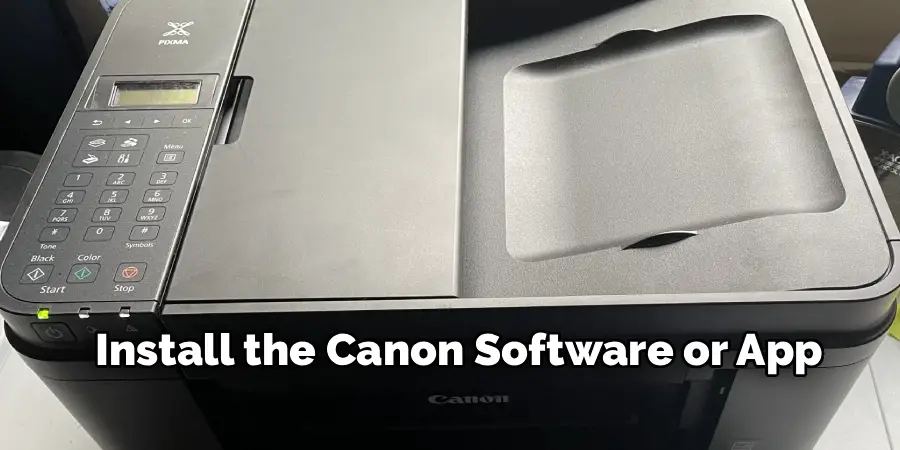Install the Canon Software or App