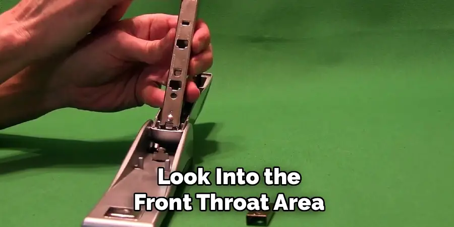 Look Into the
Front Throat Area