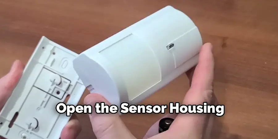 Open the Sensor Housing