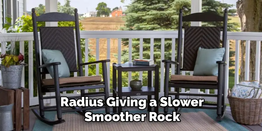 Radius Giving a Slower Smoother Rock