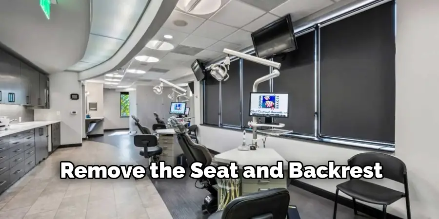 Remove the Seat and Backrest