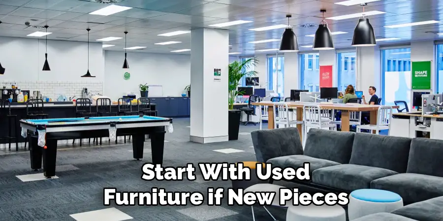 Start With Used Furniture if New Pieces