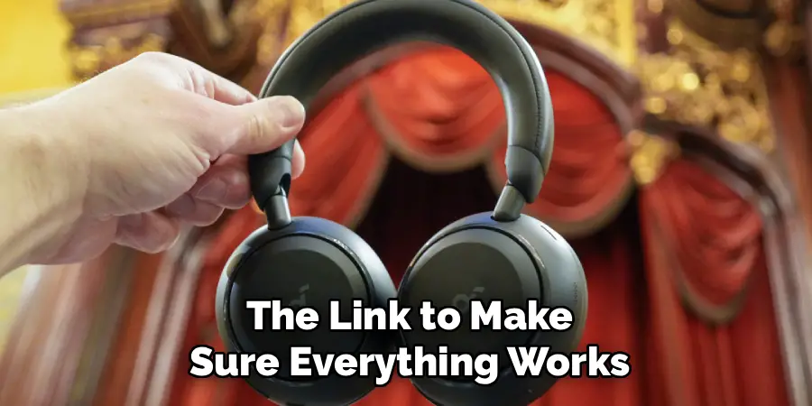The Link to Make Sure Everything Works
