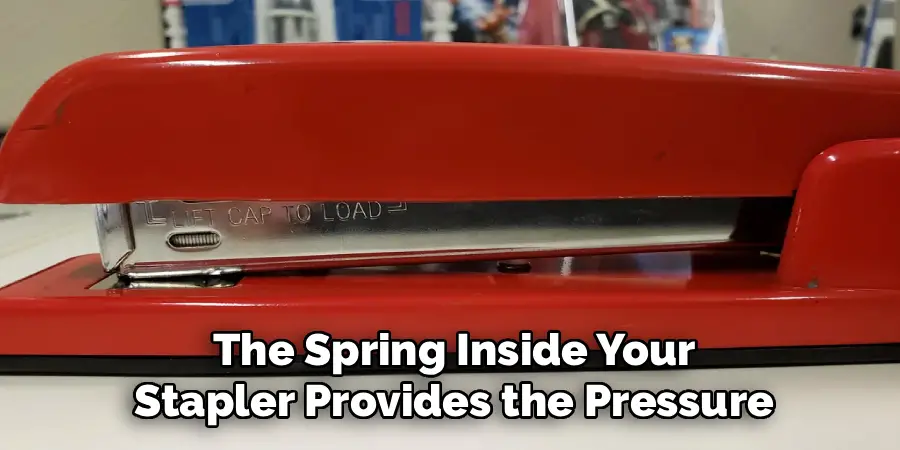 The Spring Inside Your
Stapler Provides the Pressure