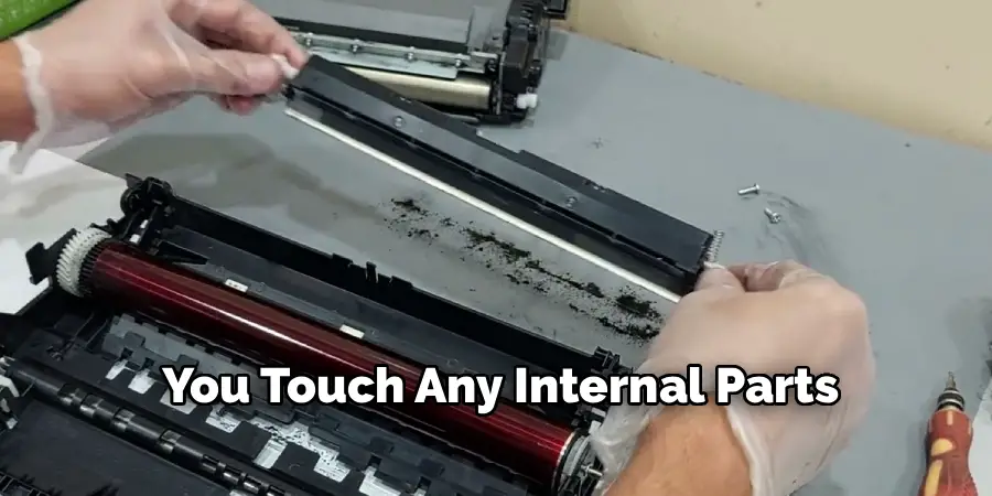 You Touch Any Internal Parts